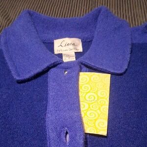 Linea by Louis Dell'Olio Men's Cobalt Blue Cardigan Sweater